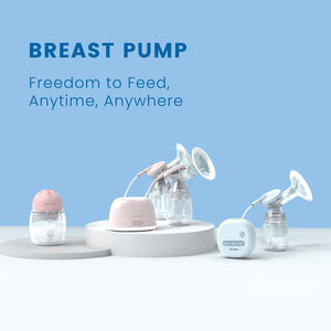 Einfache Verwendung Elektronische Milch pumpen Druck muster mit elektrischem Antrieb LED-Touchscreen 2 Flaschen für Doppel brust absaug bogen Typ 233g - Product Image 5