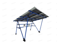 Système de carport solaire pré-assemblé en acier au carbone, surface anodisée, durée de vie de 20 à 25 ans, pour usage domestique, autoroute, arrêt de bus