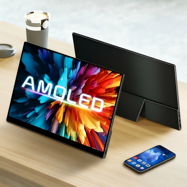 13.3" 14" 15.6" 17.3" AMOLED Touch Screen Portable Monitor 4k for PS4/5 for Switch Game for Laptop for Gaming Video Business