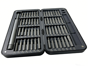 Juego de Destornilladores Manuales para el Hogar - 56 Piezas, Puntas Multifuncionales para Reparar Computadoras, Teléfonos Móviles y Relojes - Product Image 3