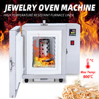 900 ℃   Four d'incubation, four de fusion à cire perdue et four de fusion combiné pour bijoux, machine de moulage pour la fusion et la coulée de bijoux