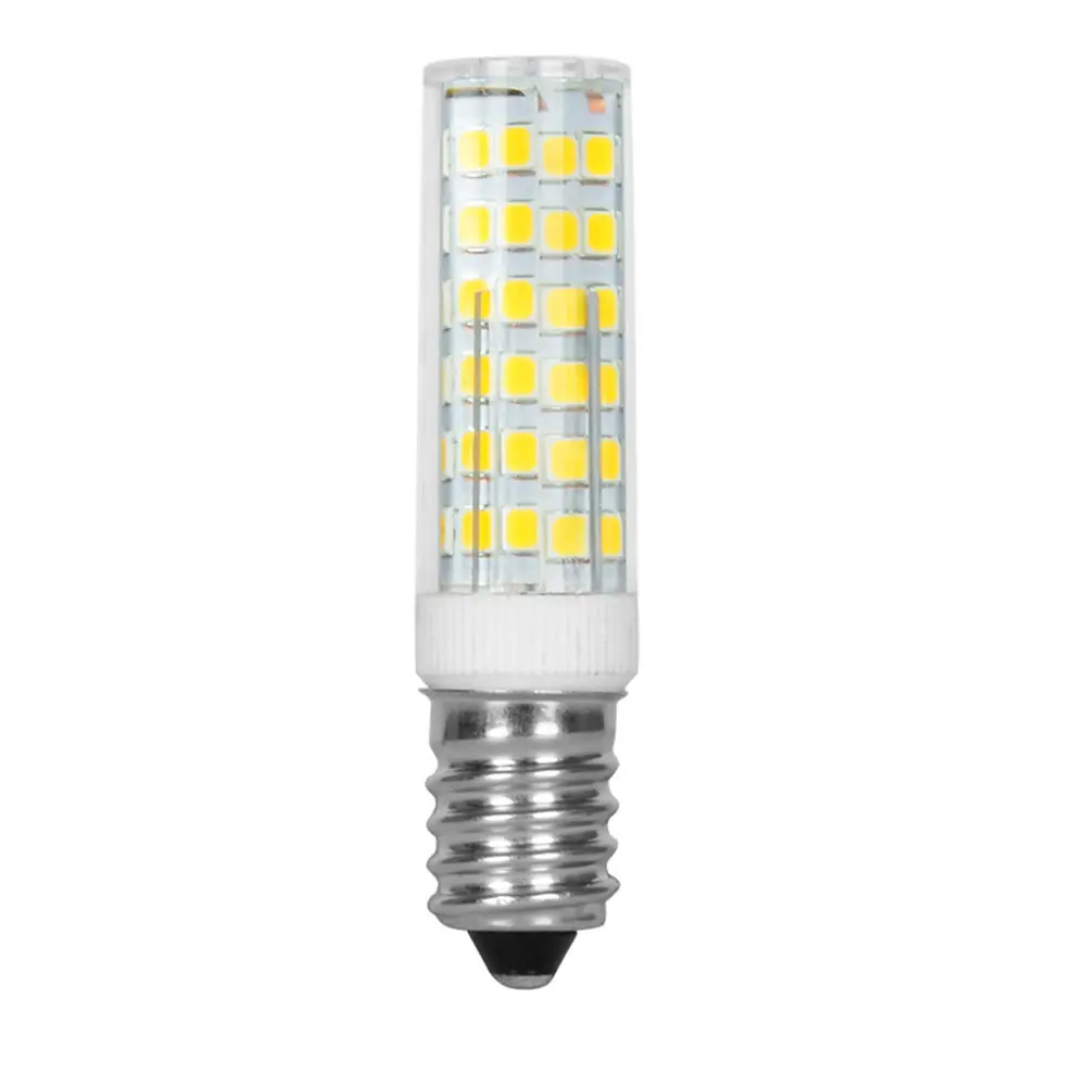 Bohlam LED E12 E14 Kustom Lampu Led Kecerahan Tinggi Manik-manik Lampu Jagung 220V 5W-12W 3000-6000K E14 Bohlam Kulkas