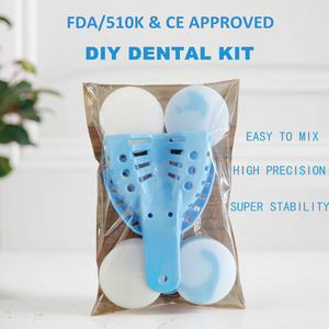 Pasta de Impresión de Silicona para Blanqueamiento Dental de la Mejor Calidad, Suministro Directo de Fábrica, Base Blanca+Azul para Clínica - Product Image 5