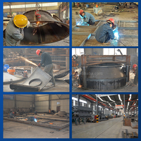 Serbatoio di cemento verticale polvere Silo cantiere serbatoio in calcestruzzo chiuso Silo di cemento stoccaggio alla rinfusa