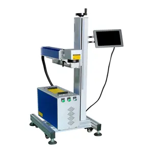 Factory Wholesale 20W 30W 50W 100W Fiber optic flying marking machine For Food And Packaging Lines