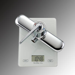 Ensemble de robinetterie de salle de bain Vimijia pour projet hôtelier, mitigeur mural tout cuivre sans pommeau, pour baignoire, eau chaude et froide - Product Image 4