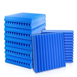 BONNOブルー防音吸音発泡パネル2 "X 12" X 12 "防音発泡パッド - Product Image 1