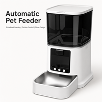 Distributeur automatique de nourriture pour animaux de compagnie OEM ODM en gros, distributeur intelligent de nourriture, logo personnalisé, couleur, emballage, marque privée, fourniture pour les marques d'articles pour animaux de compagnie