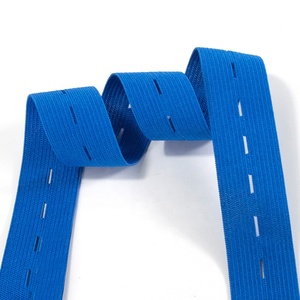 Màu đen và trắng quần có thể điều chỉnh Thùa đàn hồi ban nhạc móc đàn hồi nút đàn hồi Dây thắt lưng - Product Image 5