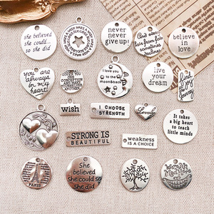 Pendentif Breloque en Acier Inoxydable Vierge Gravé avec Logo Personnalisé pour Fabrication de Bijoux, Plaque de Marque Personnalisée de Petite Taille - Product Image 4