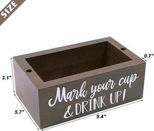 Comptoir de Bar de cuisine en bois, style rustique, pour fêtes, Double Solo, 1 pièce - Product Image 2