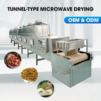 Machine de séchage à micro-ondes de type tunnel, stérilisateur à contrôle de température intelligent pour le traitement des noix, des pistaches et des amandes