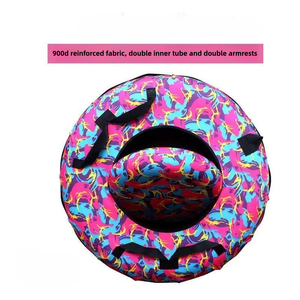 รถเลื่อนหิมะของเล่นพีวีซีเป่าลมทนทานสำหรับเด็กและผู้ใหญ่รถเลื่อนหิมะในฤดูหนาวกลางแจ้งกำหนดได้เอง - Product Image 6