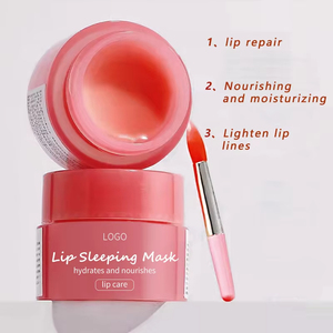 Vente en gros OEM/ODM <span class=keywords><strong>Masque</strong></span> à lèvres sec à la fraise et au <span class=keywords><strong>miel</strong></span>-Baume à lèvres hydratant végétalien naturel Produits de beauté - Product Image 2
