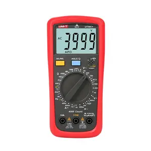 Manuel aralık dijital multimetreler-40C-1000C termometre voltmetre ampermetre çok test cihazları UNI-T UT39C +