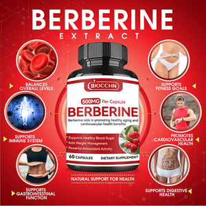 Berberine suplemen HCL ekstrak berberberine Premium kemurnian tinggi untuk mendukung kesehatan keseluruhan, kapsul Berberine untuk Pria & Wanita - Product Image 3