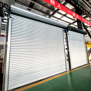 Hurrikan-Windbeständiges Edelstahl-Rolltor mit Moderner Oberflächenbehandlung für Industriewerkstätten - Product Image 1
