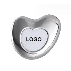 Custom Logo Heart Shape Cryo <b>Massager</b> Ice Roller Metal Ice Globes Skin Care Face <b>Tool</b> Stainless Steel Gua Sha - Product Image 1