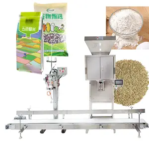 Automatic Net Weigh 5kg 10kg 25kg 50kg Cement Powder Flour Bag Weighing Filling Sealing Packaging Machine