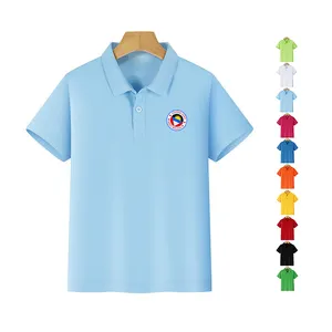 맞춤형 고등학교 코튼 스포츠 폴로 셔츠 학교 유니폼 자수 인쇄 어린이 폴로 티셔츠