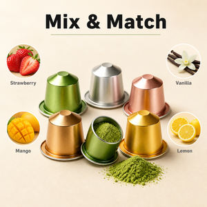 Capsules de thé aromatisées au matcha compatibles <span class=keywords><strong>Nespresso</strong></span>, normes US et EU, formule personnalisée, marque privée, fournisseur en gros d'usine - Product Image 4