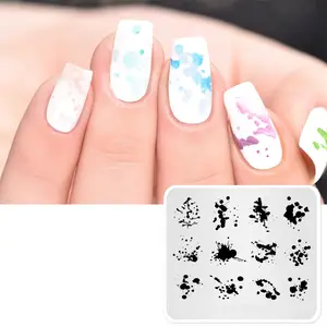 Phổ biến nhất Nail Art tùy chỉnh thiết kế tự dính lá Gel đánh bóng trang trí 3D giáng sinh Nail Stickers