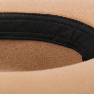 Sombrero de Vaquero LAISE OEM de Alta Gama, 100% Fieltro de Lana Australiana, con Banda Negra, para Fiestas Casuales, Deportes y Actividades al Aire Libre - Product Image 4