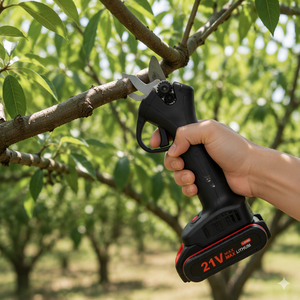 Sécateur électrique sans fil 21V, sécateur au lithium, capacité de coupe de 25 mm, <span class=keywords><strong>kit</strong></span> d'outils de jardinage et d'orchardage alimenté par batterie - Product Image 6