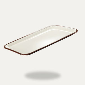 Venta al por mayor de color personalizado liso irrompible melamina servir comida desayuno bandeja para servir bandeja de melamina de plástico duro - Product Image 6