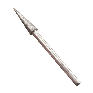Tête de meulage diamantée en alliage D-Needle haute dureté, foret miniature de 2,35 mm pour micro-sculpture de jade, outil OEM pour micro-sculpture - Product Image 1