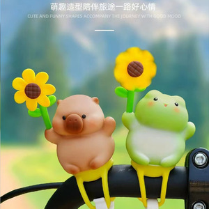 Molino de viento decorativo para vehículo eléctrico, accesorio para coche, juguete de plástico con batería para niños, fácil instalación, adorno de luz giratorio - Product Image 2