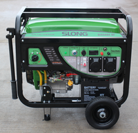 Slong Factory SL6500 3kw 5kw 6kw Générateurs à essence portables en gros Générateur GPL à double carburant