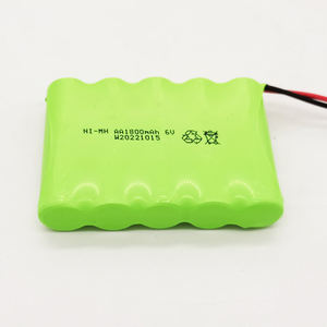 NiMH 배터리 팩 2.4V 3.6V 4.8V 6V 7.2V 6V AA1800mah 배터리 팩 nimh - Product Image 2