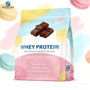 Sacs à fond plat de qualité supérieure à huit soudures latérales pour emballage de poudre de collagène et de suppléments protéinés, bonne barrière - Product Image 4