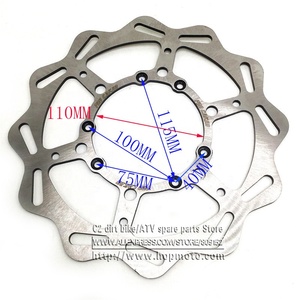 Disco de Freno Delantero de 270 mm para Motocross, Enduro, <span class=keywords><strong>Supermotard</strong></span>, Dirt Bike, CR <span class=keywords><strong>CRF</strong></span> CR125 CR250 CR500 CRF250R CRF250X CRF450R CRF450X - Product Image 3