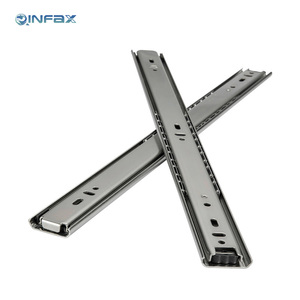 Acier laminé à froid 35mm canal télescopique Rail <span class=keywords><strong>de</strong></span> guidage coureur tiroir glissière 2 sections roulement à billes <span class=keywords><strong>pour</strong></span> cuisine zingué - Product Image 1