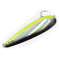 Selco cuillère de pêche de différentes couleurs, vierge stpiper flutter cuillères géante cuillère de pêche à la traîne pour la pêche en mer