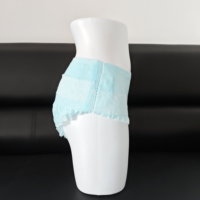 Wanyihao Culotte menstruelle bleue style bureau, en coton doux et respirant, avec couche absorbante en tissu, pour femme