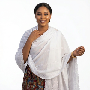 Wholesale Custom Lace Embroidered Floral Lightweight Breathable Cotton Voile Women Shawl Daily Wear Winter Scarf <b>Wrap</b> Bulk - Product Image 1