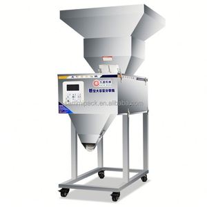 Semi automática de gran volumen 100g a 3000G gránulo azúcar botella de alimentos máquina de llenado de bolsas máquina de pesaje con tolva grande - Product Image 1