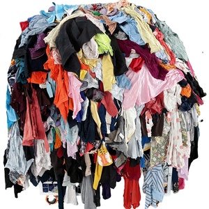 Chiffons de recyclage industriels 100 % coton, paquet de 25 kg, couleur foncée, chiffons de t-shirts - Product Image 5