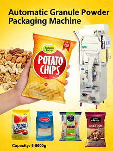 Máquina <span class=keywords><strong>de</strong></span> Empaque Multifuncional para Llenado y Sellado <span class=keywords><strong>de</strong></span> 500g y 1000g para Papas Fritas, Granos, Nueces, Azúcar, Arroz, Palomitas <span class=keywords><strong>de</strong></span> Maíz, Frijoles, Bolsitas y Snacks - Product Image 2