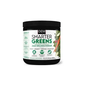 HOT Sale OEM Smarter Greens Daily Wellness Powder to Support Energy Immunity & Digestion Greens Powder