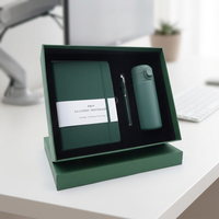 Nouvel Arrivage 2026-2027 : Coffret Cadeau Carnet A5 Effet Cuir avec Bouteille d'Eau Isotherme pour Usage Professionnel et Bureautique