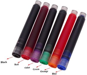 <span class=keywords><strong>Cartuchos</strong></span> <span class=keywords><strong>de</strong></span> <span class=keywords><strong>tinta</strong></span> <span class=keywords><strong>de</strong></span> pluma estilográfica internacional corta <span class=keywords><strong>de</strong></span> tamaño estándar 23826, 12 Uds., juego <span class=keywords><strong>de</strong></span> 6 colores, experiencia <span class=keywords><strong>de</strong></span> escritura suave <span class=keywords><strong>para</strong></span> estudiantes - Product Image 1