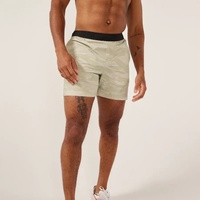 Shorts de course pour hommes, taille haute, en maille, doublés, grande taille, avec effet froncé aux fesses, 2-en-1, 4 pouces, pour l'été et les adultes