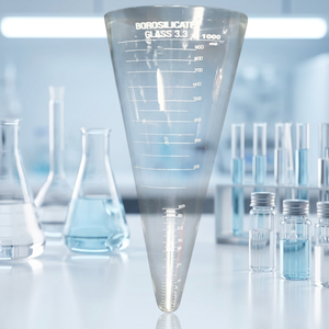 MAYALAB Borosilicate Glass 3.3 1000Ml Graduated Cylinder Water Quality Tester with Temperature <b>Range</b> -10~135 - Product Image 3