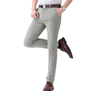 Pantalones de Golf de Alta Calidad para Hombre, Corte Recto, Ajustados, con Logotipo Personalizado, Cintura Media, Servicio OEM Disponible - Product Image 2