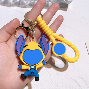سلسلة مفاتيح رخيصة بشخصيات كرتونية، حامل مفاتيح ثلاثي الأبعاد، إكسسوارات لطيفة من المطاط الناعم PVC للبيع بالجملة - Product Image 5
