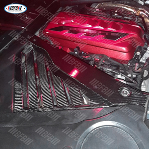 2020-2024 pour Chevrolet <span class=keywords><strong>Corvette</strong></span> C8 couvercle de baie de moteur de remplacement en Fiber de carbone véritable nouvel état inclus Clips garniture extérieure - Product Image 2